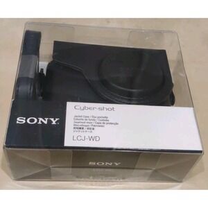 Sony Japan Original Jacket Cover Case LCJ-WD for DSC-WX350/WX300 (Black) New